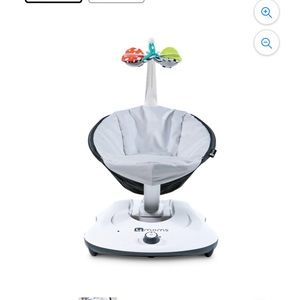 4moms RockaRoo Baby Rocker Compact Baby Rocker with Front to Back Gliding Motion